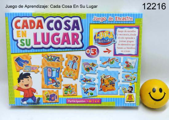 Imagen de JUEGO DE APRENDIZAJE "CADA COSA EN SU LUGAR" 1.26